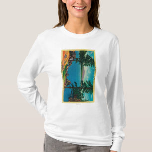 Big Bear sjön från väster avslutar Tee Shirt