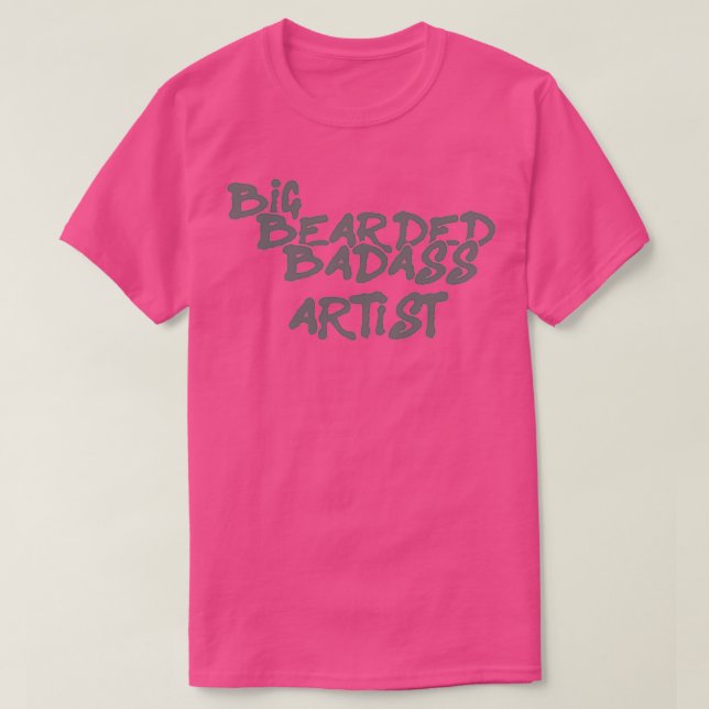 Big Beared Badass Chef 2 T Shirt (Design framsida)