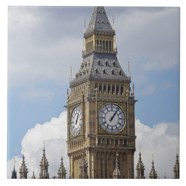 Big Ben and Houses of Parliament, London, Kakelplatta (Framsidan)