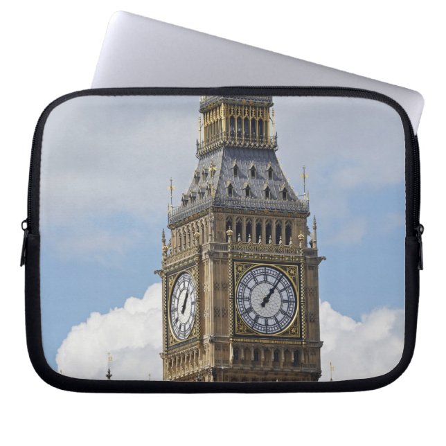 Big Ben and Houses of Parliament, London, Laptop Fodral (Framsidan)