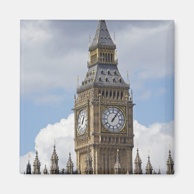 Big Ben and Houses of Parliament, London, Magnet (Framsidan)