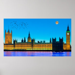 Big Ben-avbildning för poster