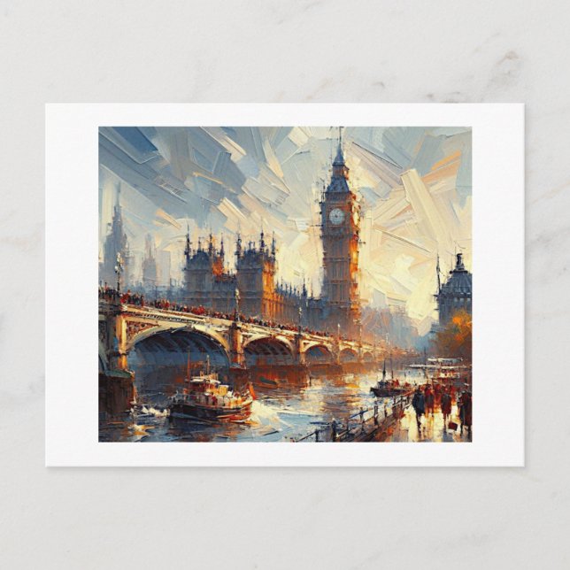 Big Ben, Bridge UK Vykort (Framsida)