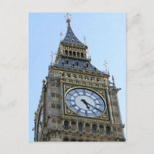 Big Ben Clock i London, England, Förenade kungarik Vykort
