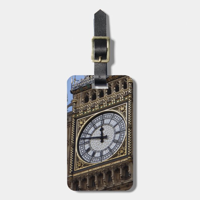 Big Ben Clock Torn Bagagebricka (Vertikal Framsida)