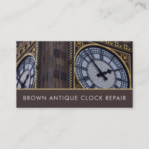 Big Ben Clock Torn, Horologist Visitkort