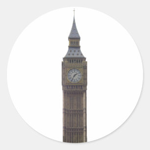 Big Ben Clock Torn: Runt Klistermärke