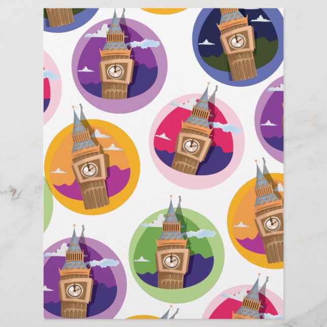 Big Ben Clock Torn Westminster (Framsida)