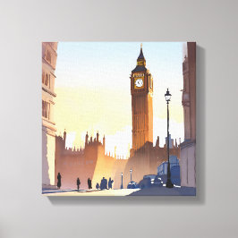 Big Ben Clocktower | London England Storbritannien Canvastryck