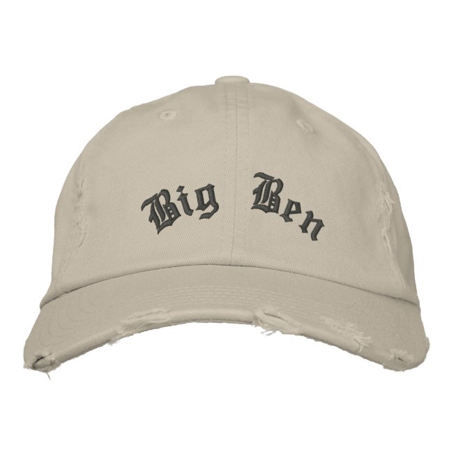 Big Ben Distress Hat Broderad Keps (Framsida)