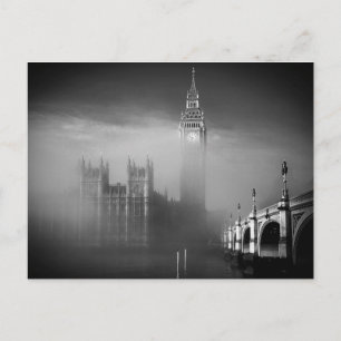 Big Ben genom fogen Vykort