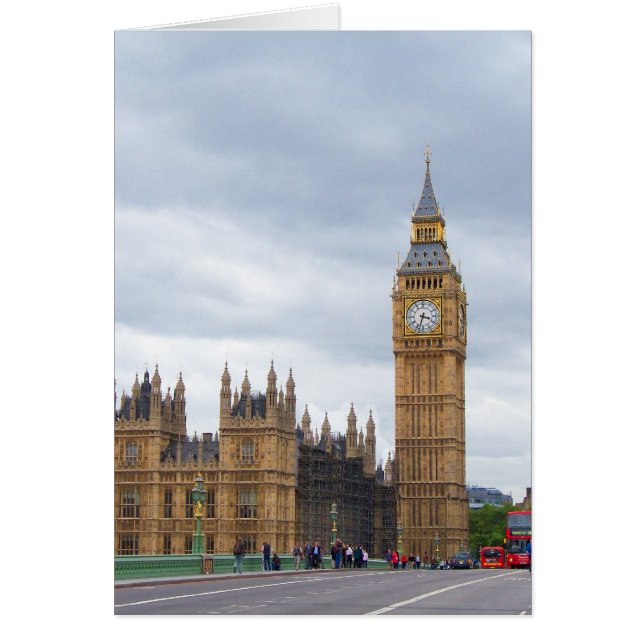 Big Ben Hälsningskort (Framsidan)