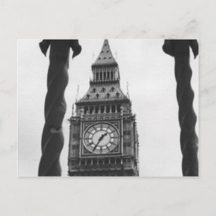 Big Ben i Black & White Vykort