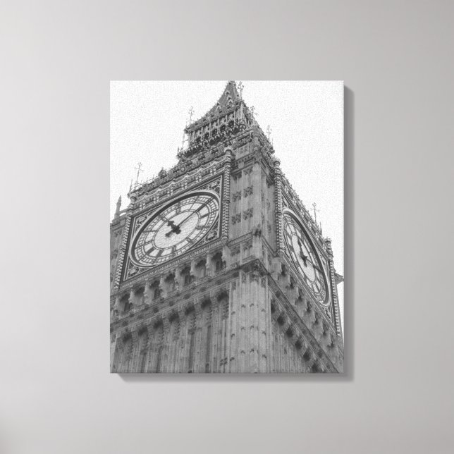 Big Ben i London Canvastryck (Framsida)