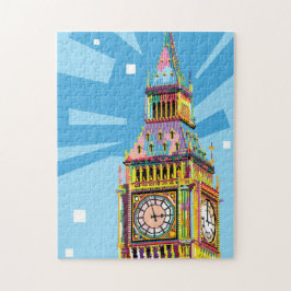 Big Ben i London Colorful Pop Art Pussel