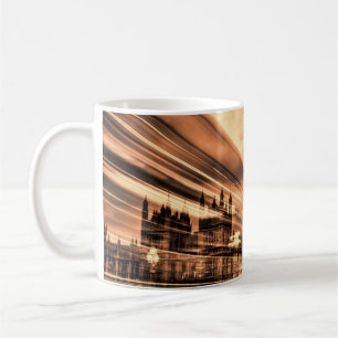Big Ben i retro stil i London Kaffemugg
