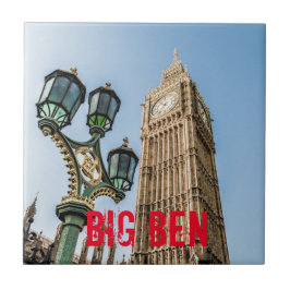 Big Ben i Westminster London-presenten Kakelplatta