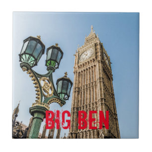 Big Ben i Westminster London-presenten Kakelplatta