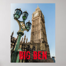 Big Ben i Westminster London-presenten