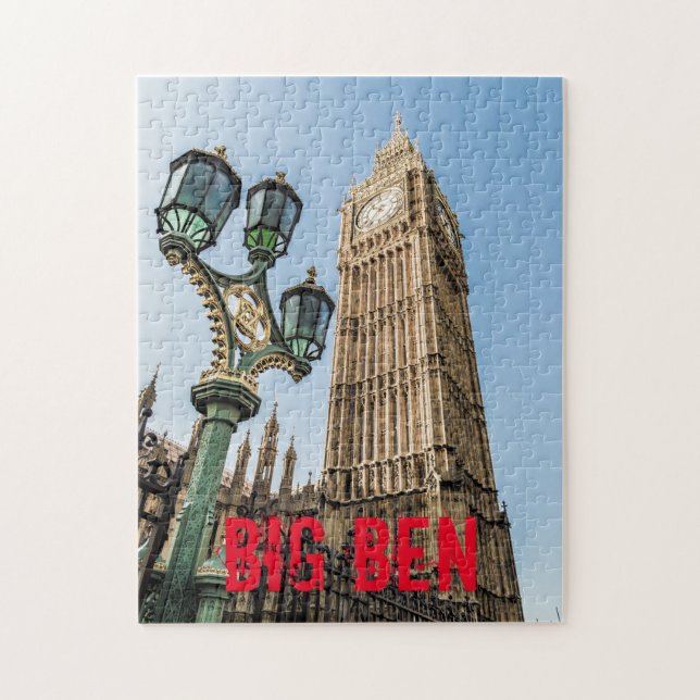 Big Ben i Westminster London-presenten Pussel (Vertikal)