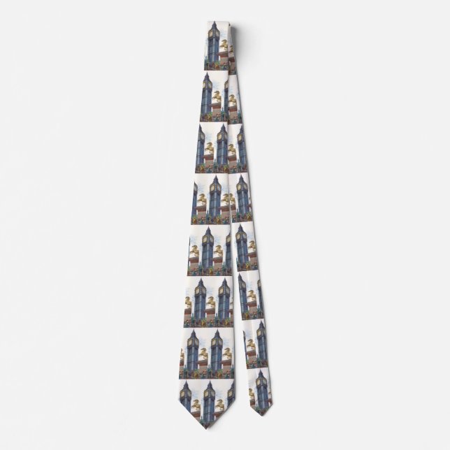 Big Ben-klocktornet vid Palace of Westminster Slips (Framsida)