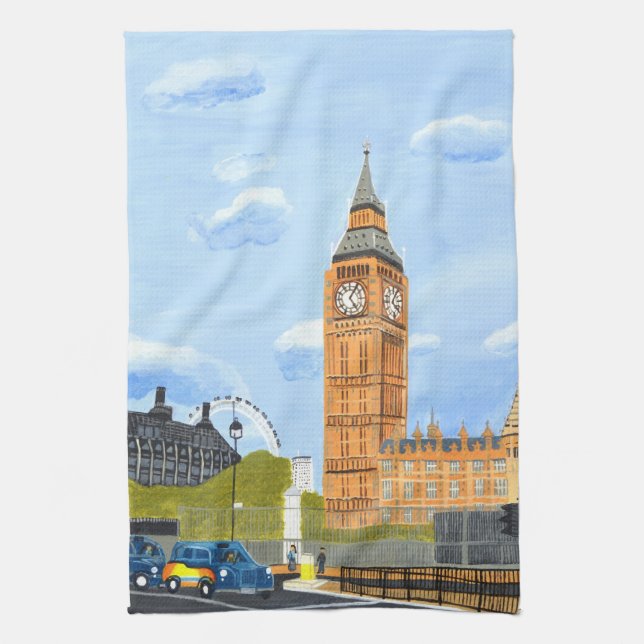 Big Ben kökskorn Towel Kökshandduk (Vertikal)