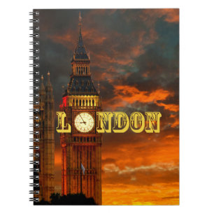 BIG BEN LONDON ANTECKNINGSBOK