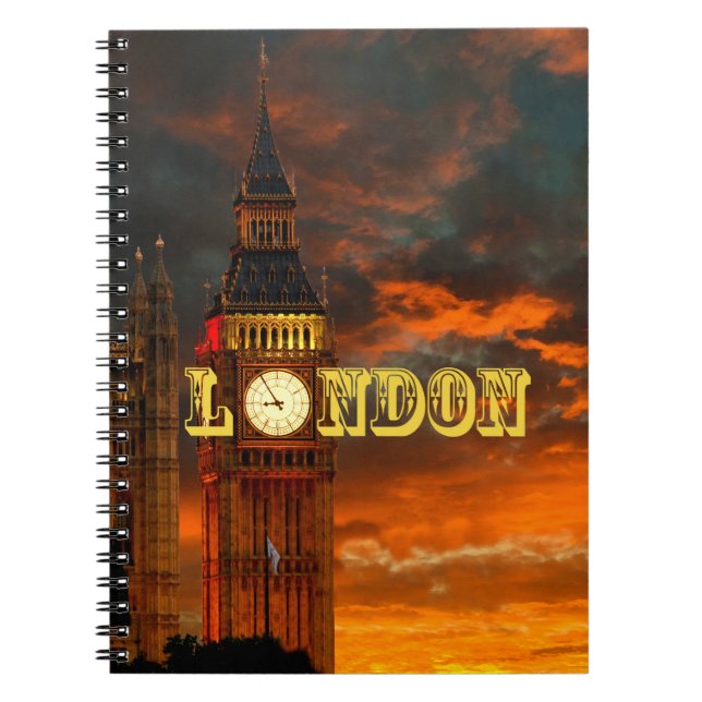 BIG BEN LONDON ANTECKNINGSBOK (Framsidan)
