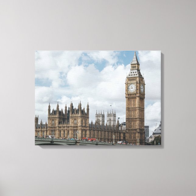 Big Ben, London Canvastryck (Framsida)