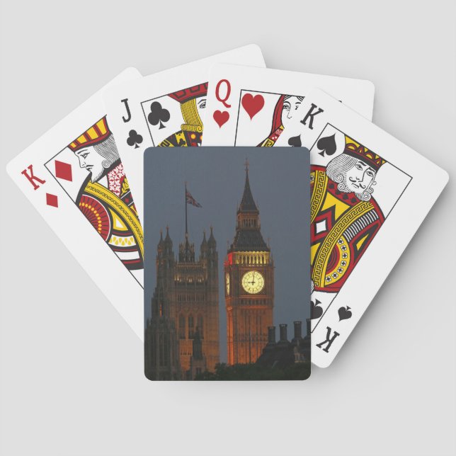 Big Ben-London-England Casinokort (Baksidan)