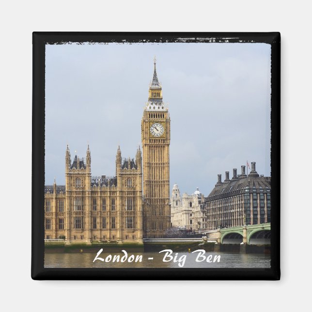 Big Ben, London, England (Fridge Magnet) Magnet (Framsidan)