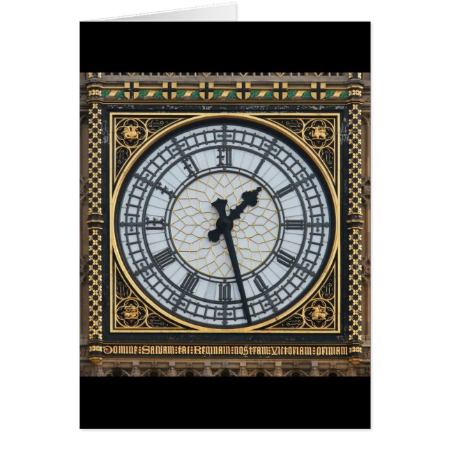 Big Ben, London, England Hälsningskort (Framsidan)
