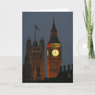Big Ben-London-England Helgkort