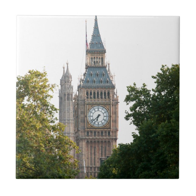 Big Ben London England Kakelplatta (Framsidan)