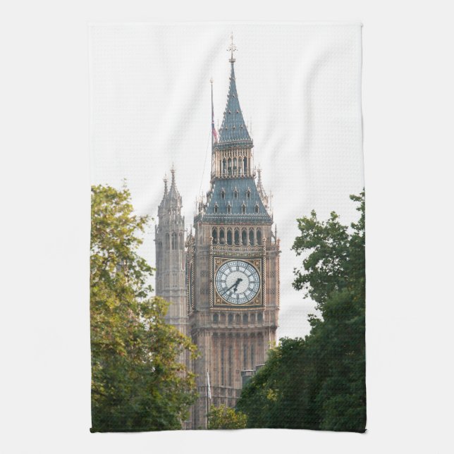 Big Ben London England Kökshandduk (Vertikal)