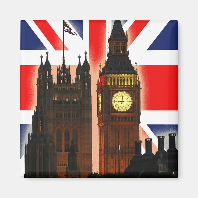 Big Ben, London, England Magnet (Framsidan)