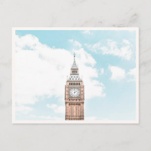 Big Ben London England Parlament Resebild Vykort