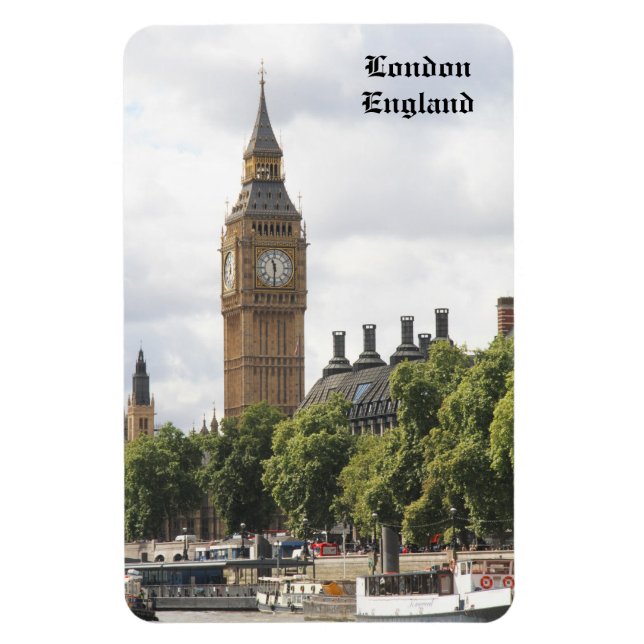 Big Ben, London England, Photography Magnet (Vertikal)