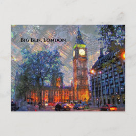 Big Ben, London England Postcard Vykort