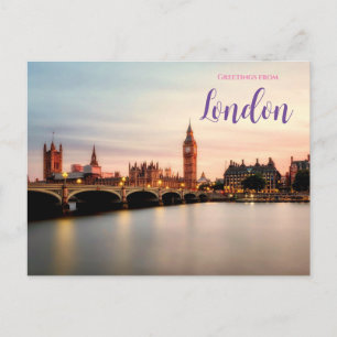 Big Ben London England Resa vykort