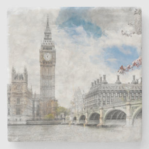 Big Ben, London, Förenade kungariket Stenunderlägg