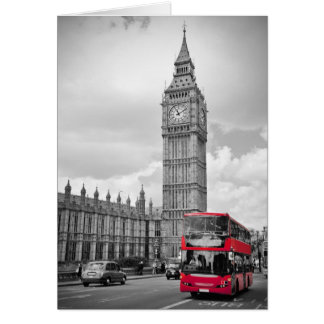 Big Ben London Hälsningskort