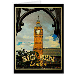 Big Ben London Hälsningskort
