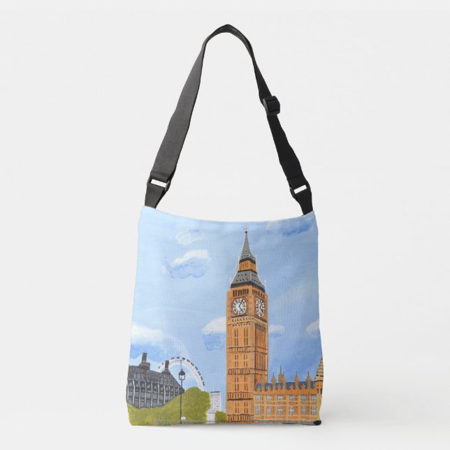 Big Ben London Kor-Body Bag Axelväska (Framsida)