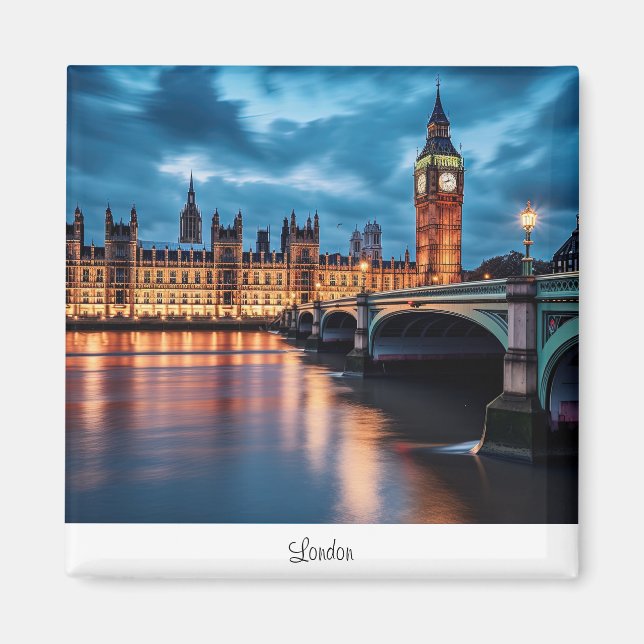 Big Ben, London. Magnet (Framsidan)