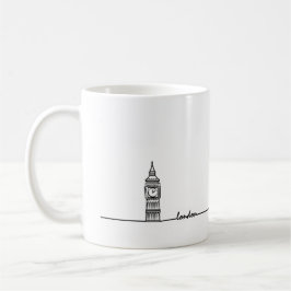 Big Ben London Mugg, Big Ben Mugg, London Gift Kaffemugg