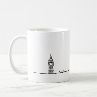 Big Ben London Mugg, Big Ben Mugg, London Gift Kaffemugg