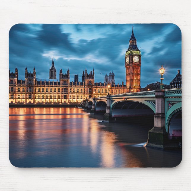 Big Ben, London. Musmatta (Framsidan)