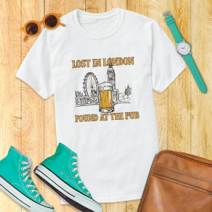 Big Ben London Öga UK Pub Life British Souvenir T Shirt