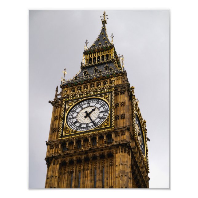 Big Ben, London - Photo Print Fototryck (Framsidan)